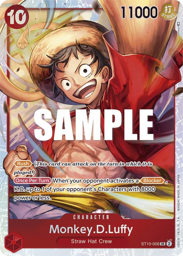 Monkey.D.Luffy (006) - Ultra Deck: The Three Captains (ST-10)