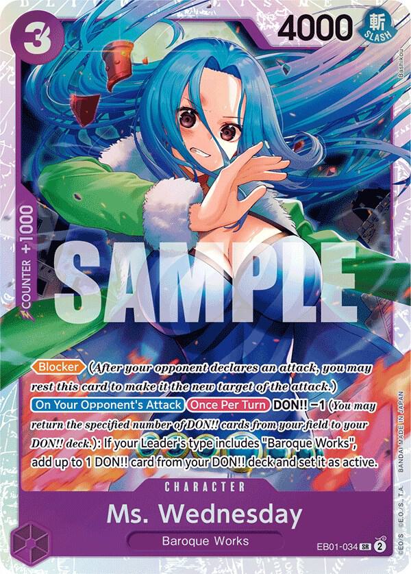 Ms. Wednesday - Extra Booster: Memorial Collection (EB-01)