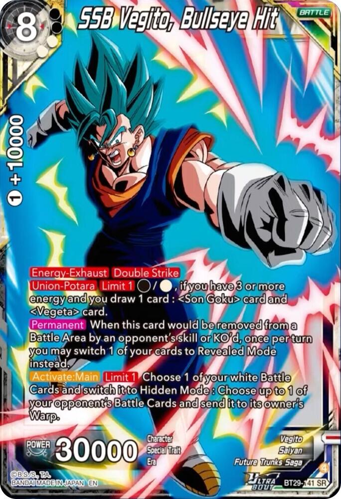 SSB Vegito, Bullseye Hit - Fearsome Rivals (BT29)