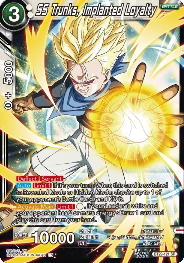SS Trunks, Implanted Loyalty - Fearsome Rivals (BT29)